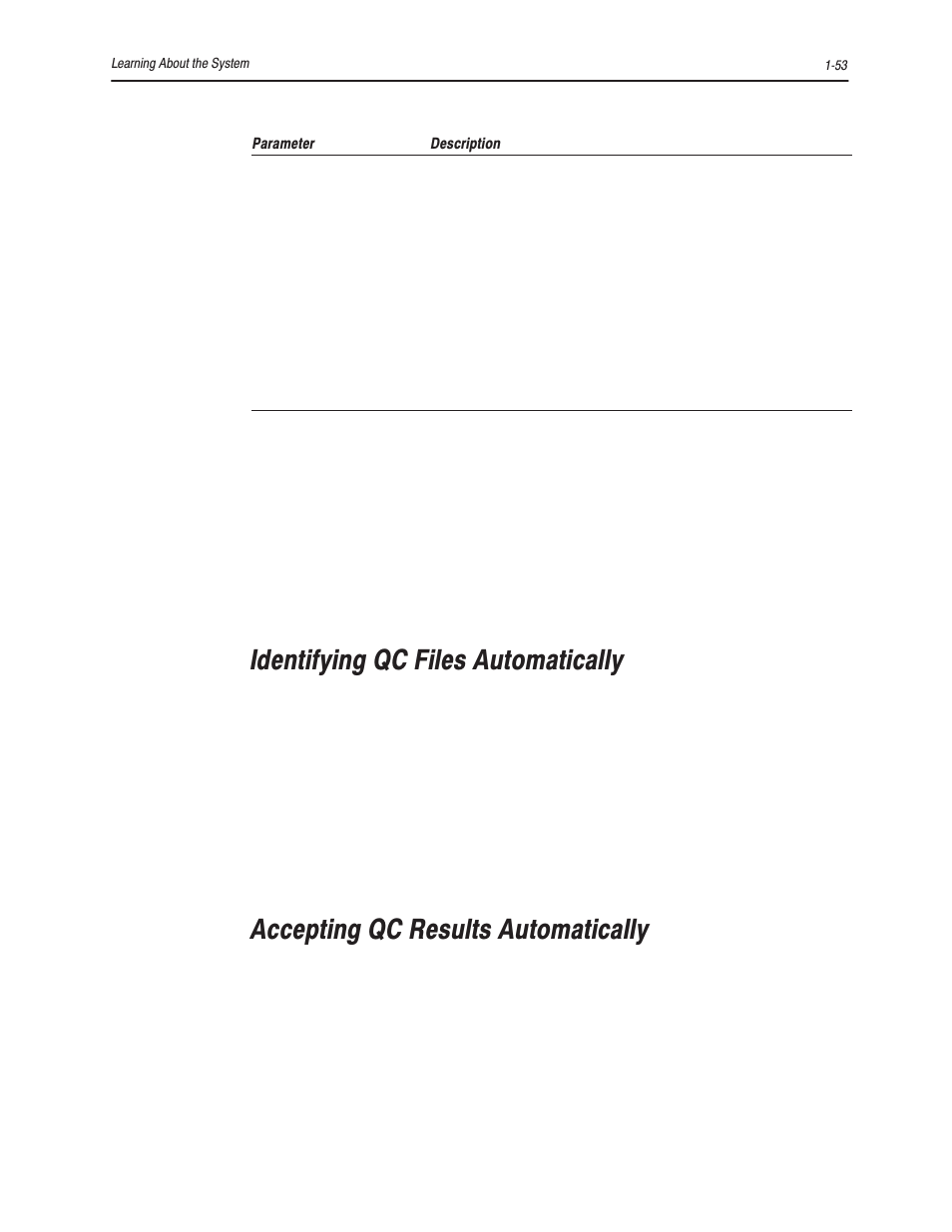 Identifying qc files automatically, Accepting qc results automatically | Bayer HealthCare Rapidlab 800 User Manual | Page 75 / 699