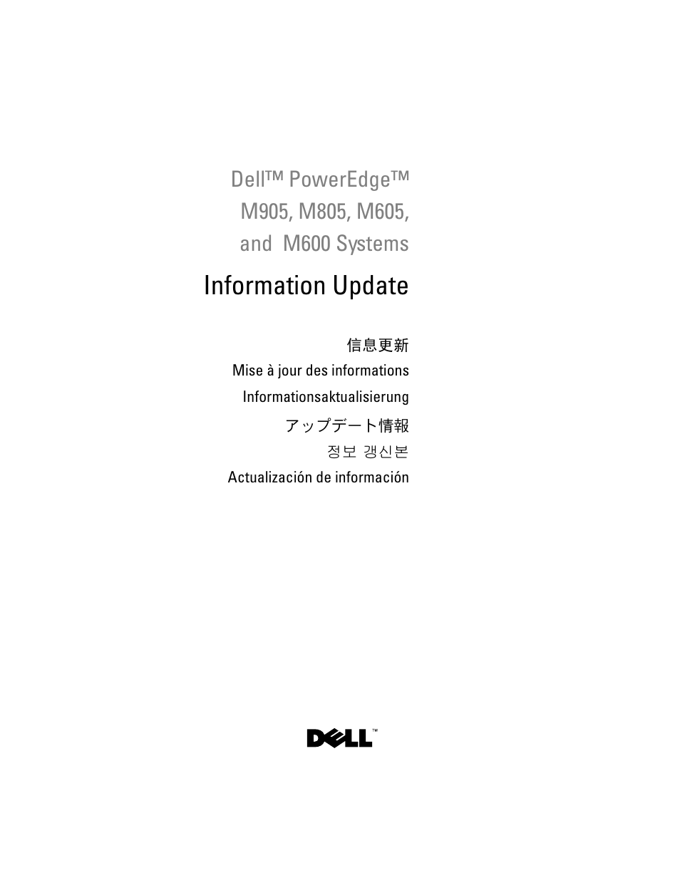 Dell PowerEdge M805 User Manual | 106 pages