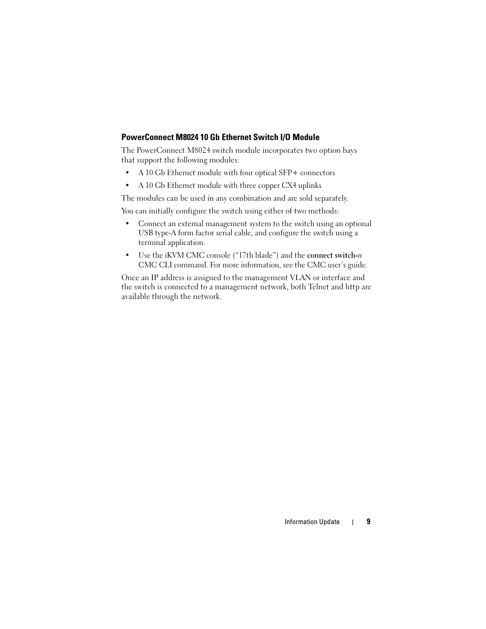 Dell PowerEdge M805 User Manual | Page 11 / 106