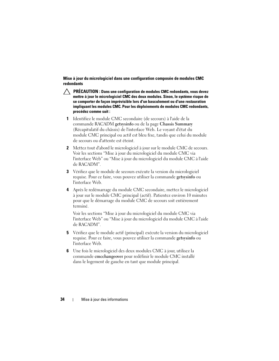 Dell PowerEdge M805 User Manual | Page 36 / 106