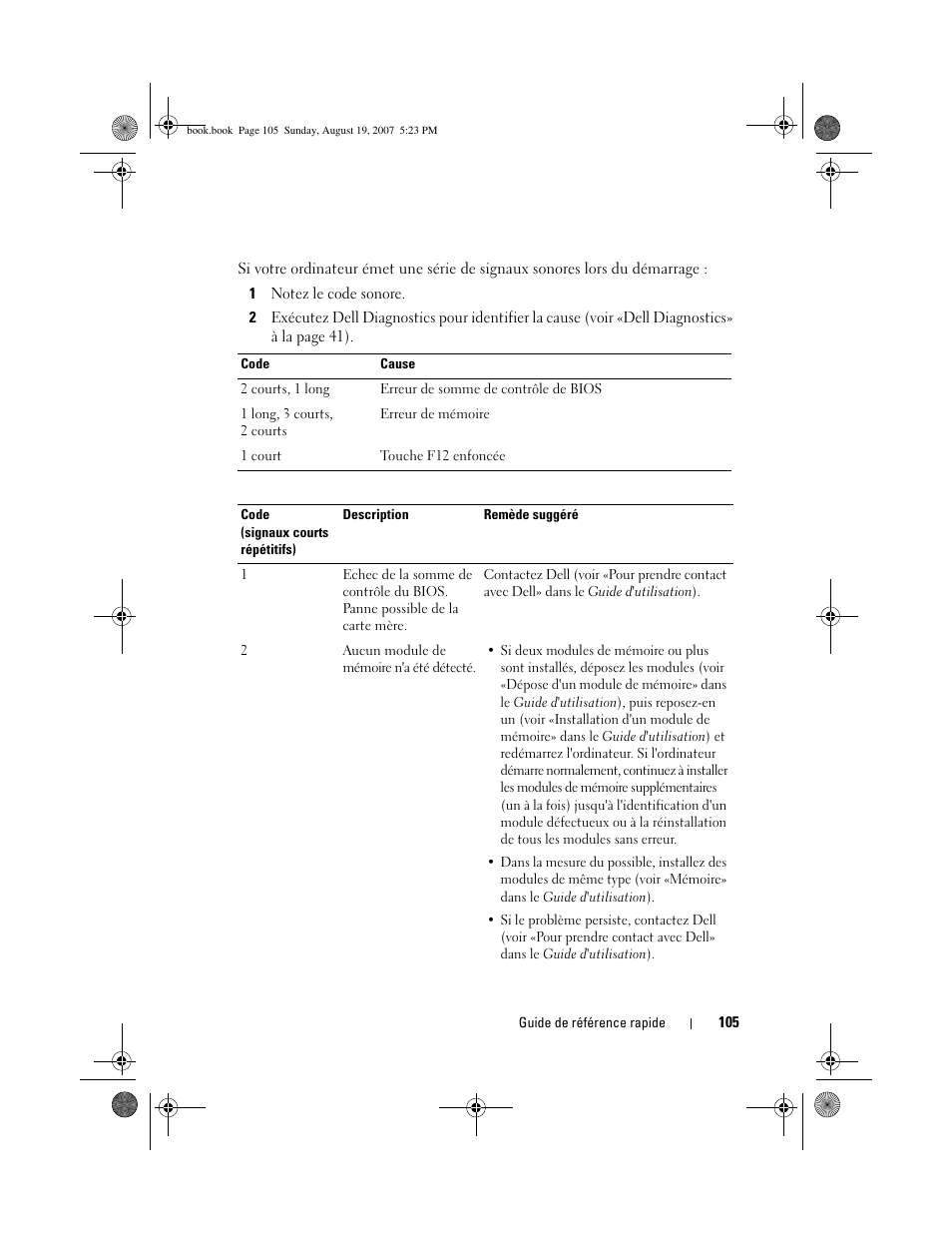 Dell Precision T3400 (Late 2007) User Manual | Page 105 / 276
