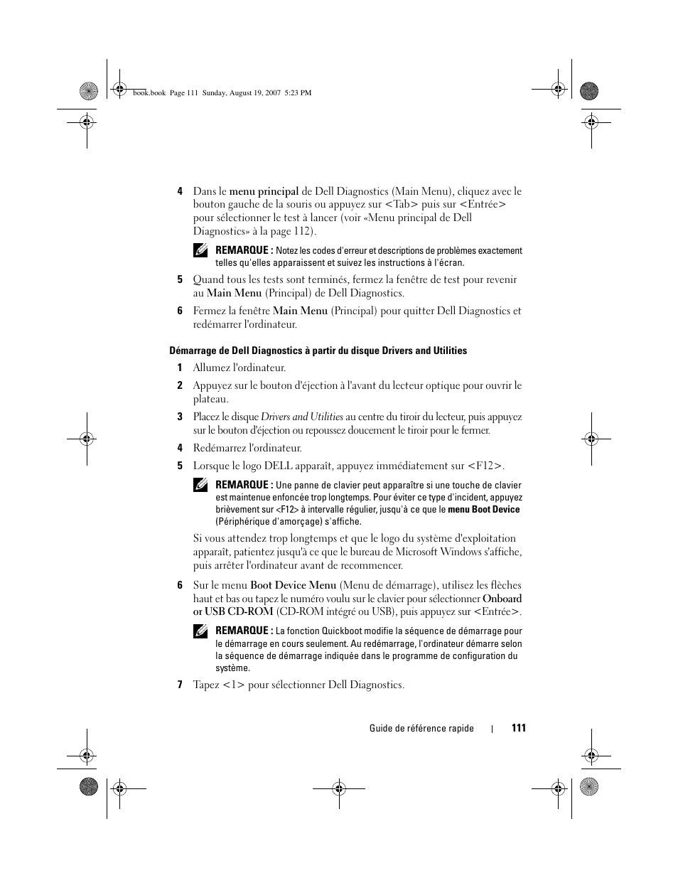 Dell Precision T3400 (Late 2007) User Manual | Page 111 / 276
