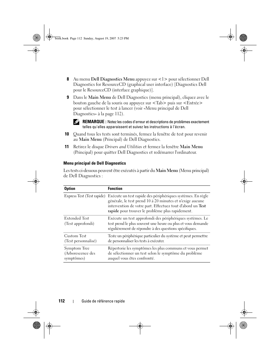 Dell Precision T3400 (Late 2007) User Manual | Page 112 / 276