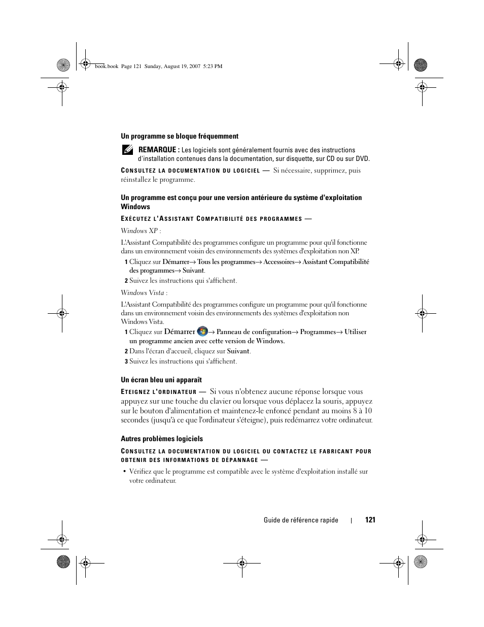 Dell Precision T3400 (Late 2007) User Manual | Page 121 / 276