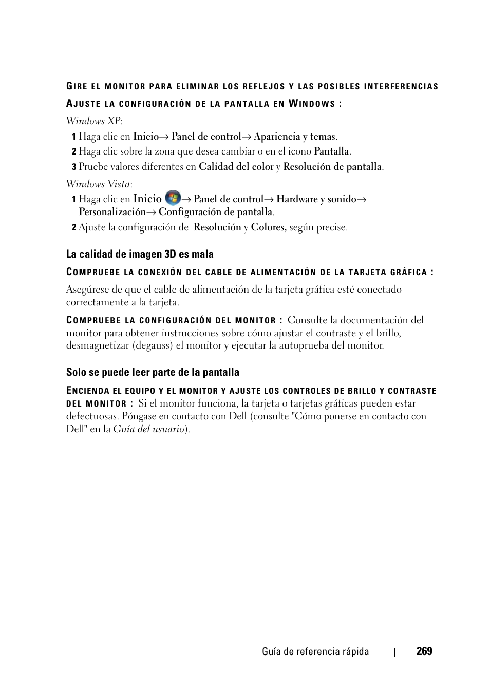 Inicio | Dell Precision T3400 (Late 2007) User Manual | Page 269 / 276