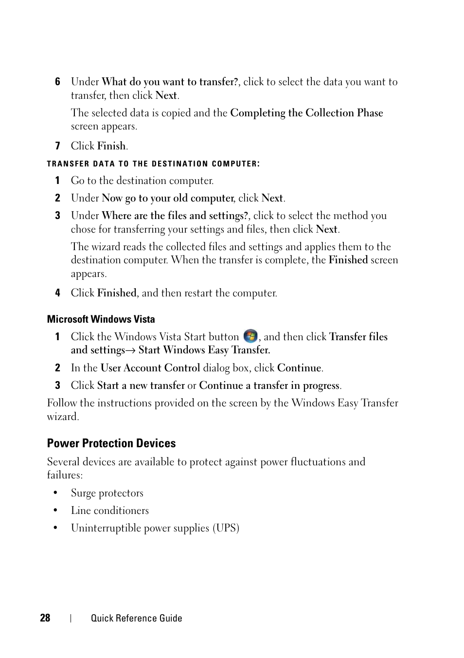 Power protection devices | Dell Precision T3400 (Late 2007) User Manual | Page 28 / 276