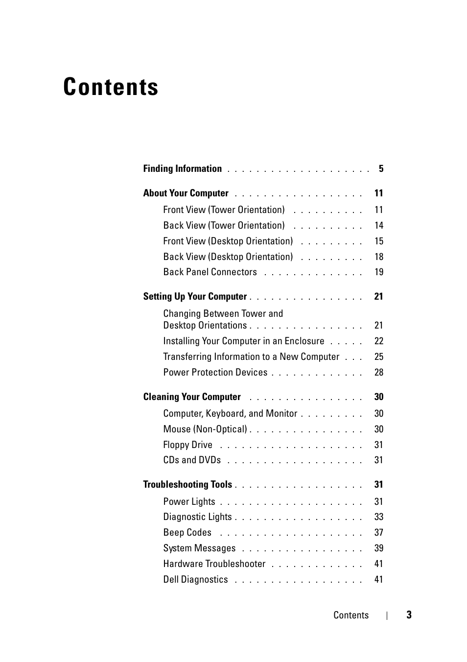 Dell Precision T3400 (Late 2007) User Manual | Page 3 / 276