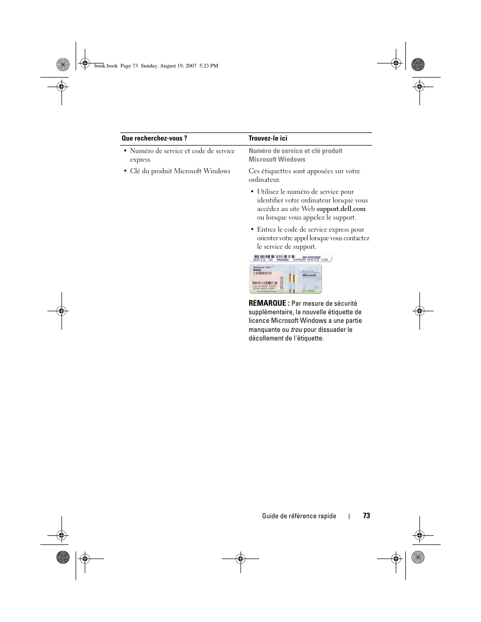 Dell Precision T3400 (Late 2007) User Manual | Page 73 / 276
