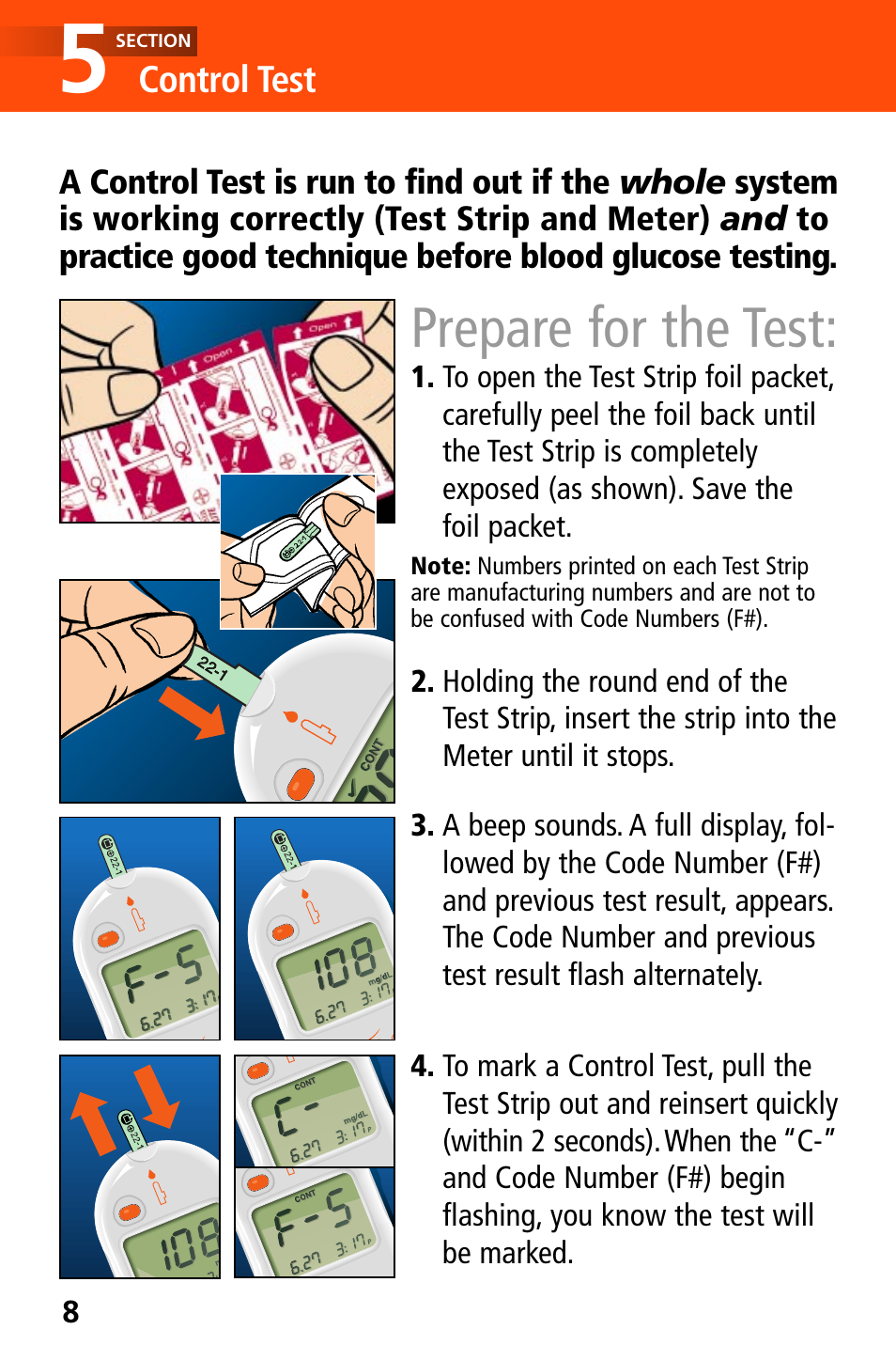 Prepare for the test | Bayer HealthCare Ascensia Elite XL User Manual | Page 12 / 36