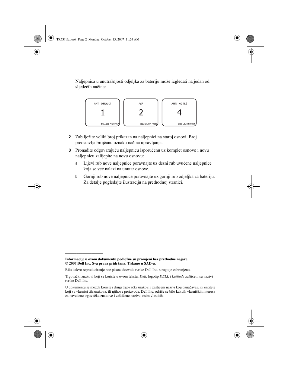 Dell Latitude D630C (Late 2008) User Manual | Page 12 / 36
