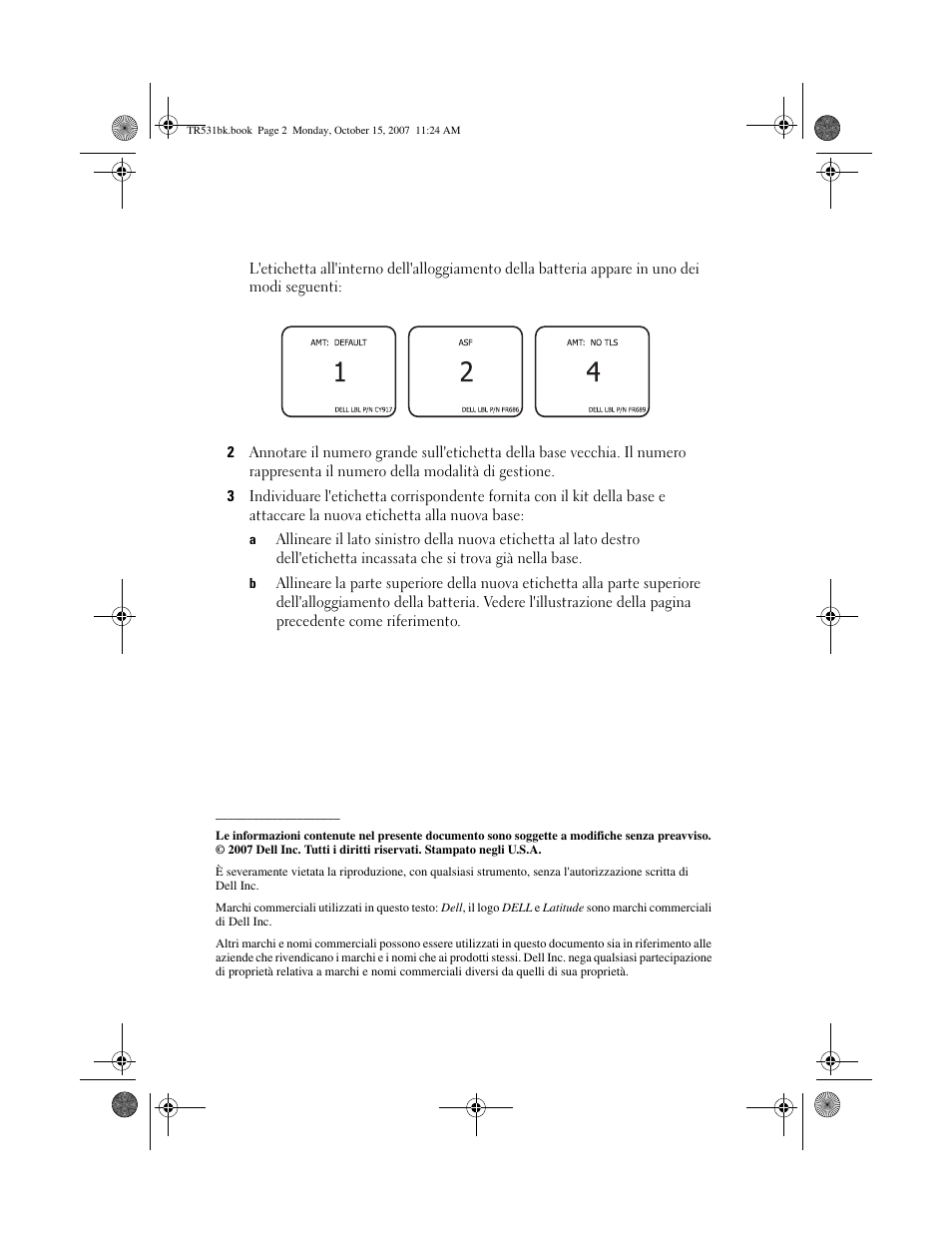 Dell Latitude D630C (Late 2008) User Manual | Page 24 / 36