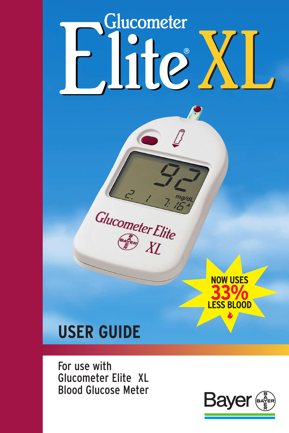 Bayer HealthCare Elite XL User Manual | 70 pages