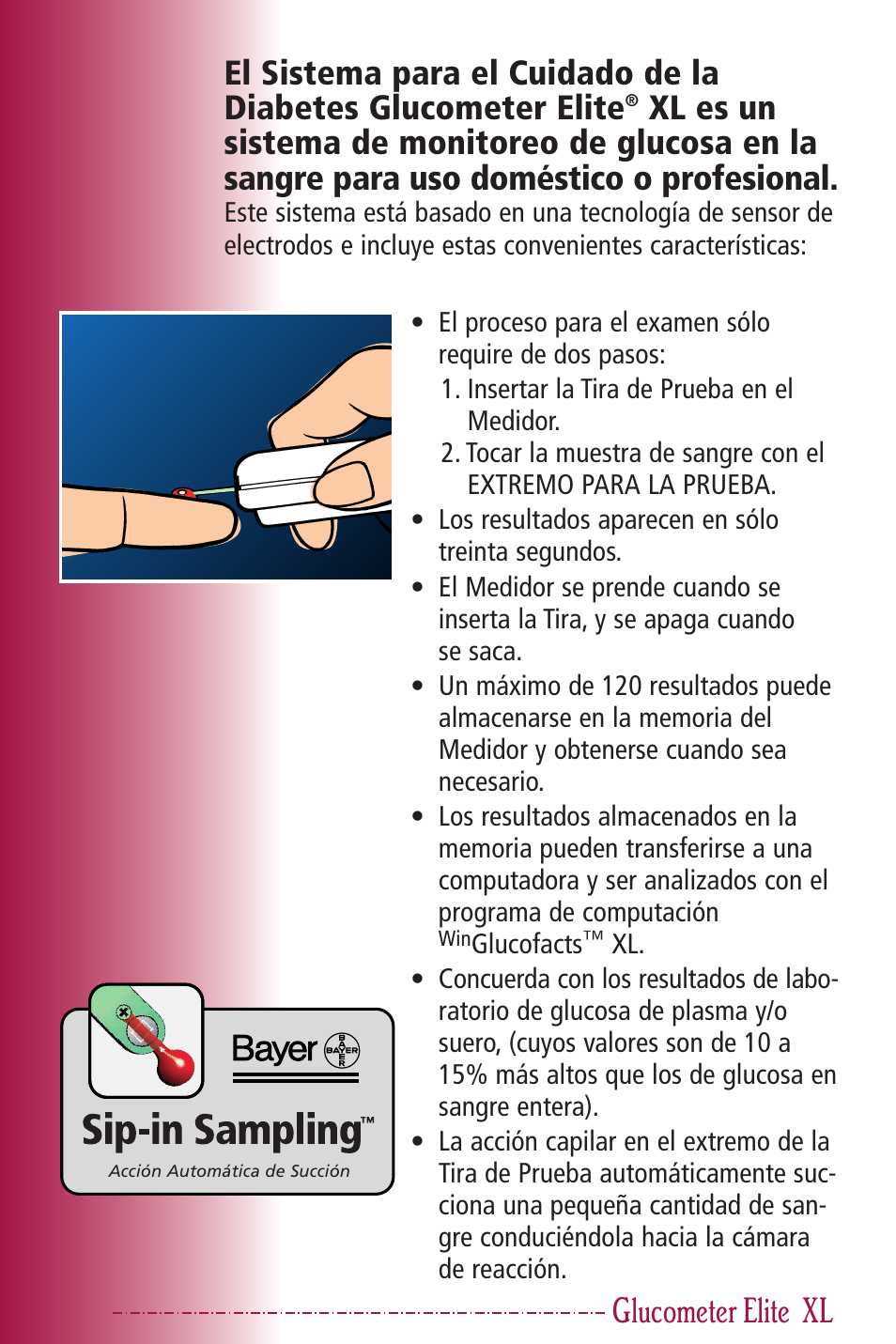 Glucometer elite | Bayer HealthCare Elite XL User Manual | Page 38 / 70