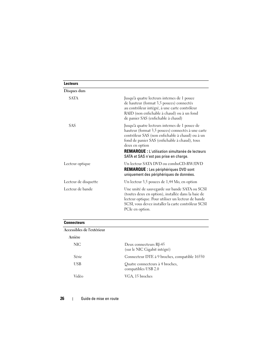 Dell PowerEdge T300 User Manual | Page 28 / 58