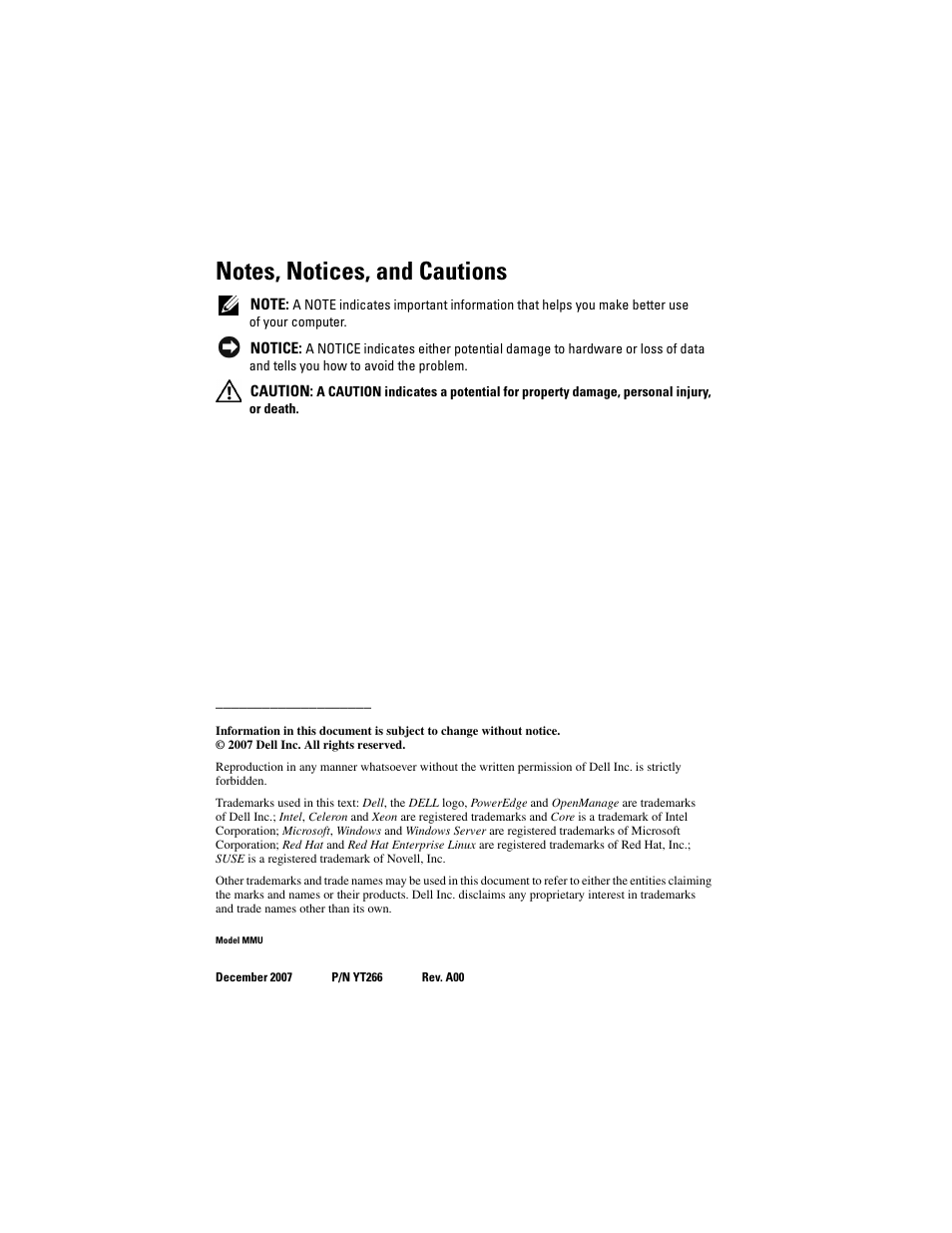 Dell PowerEdge T300 User Manual | Page 4 / 58
