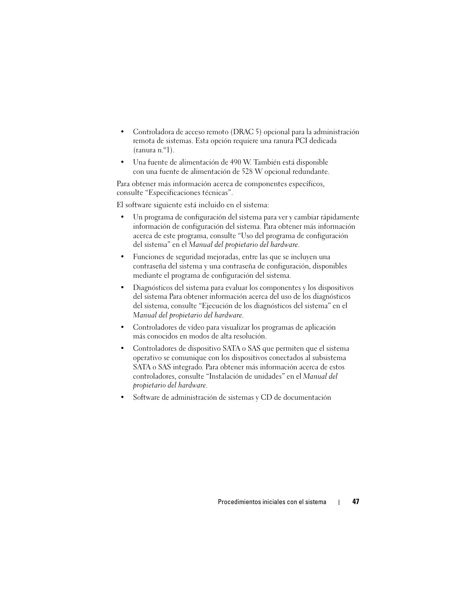 Dell PowerEdge T300 User Manual | Page 49 / 58