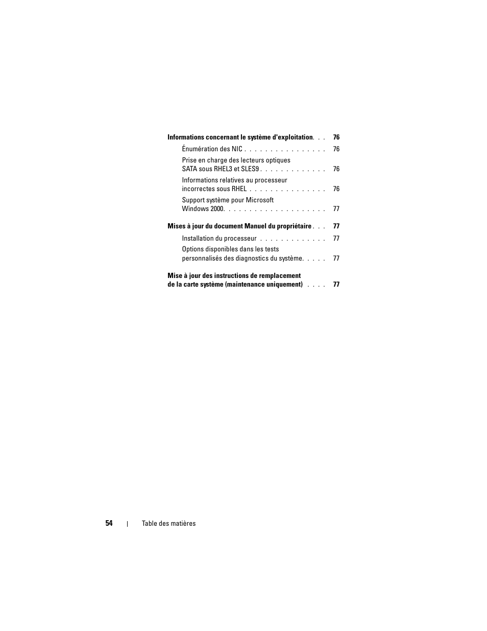 Dell PowerEdge 2900 User Manual | Page 54 / 190