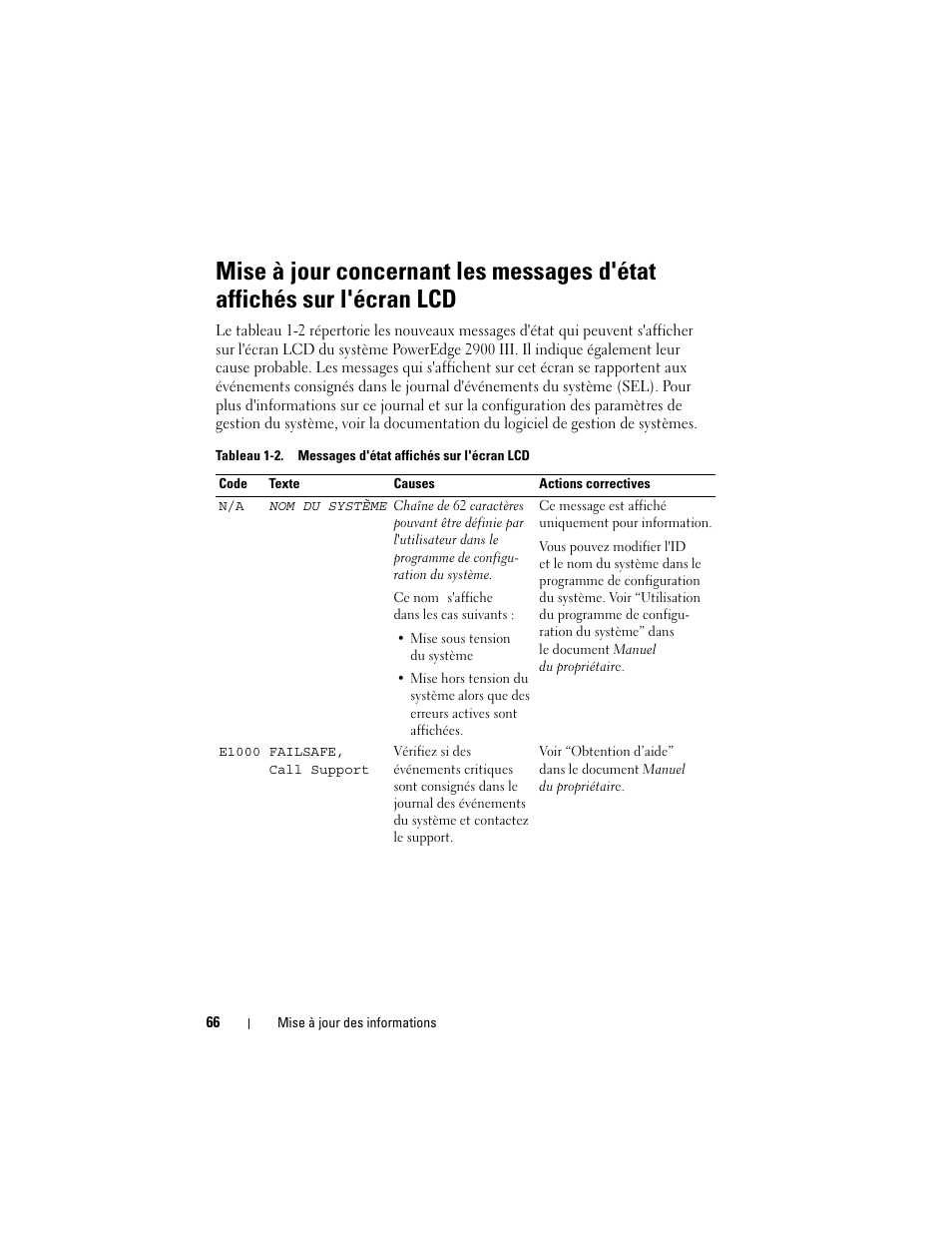 Dell PowerEdge 2900 User Manual | Page 66 / 190