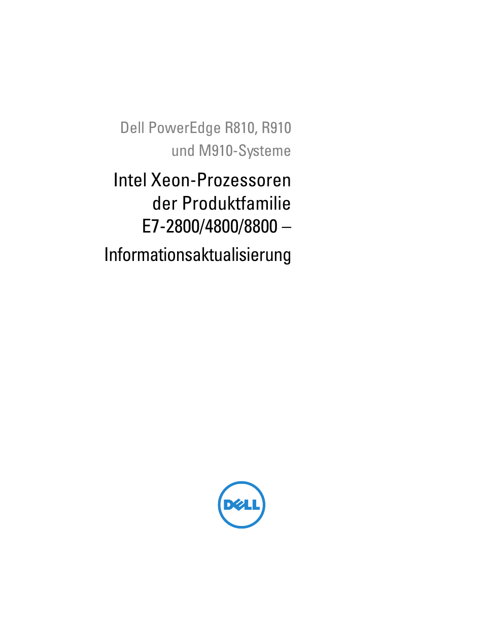 Informationsaktualisierung | Dell PowerEdge R810 User Manual | Page 37 / 92