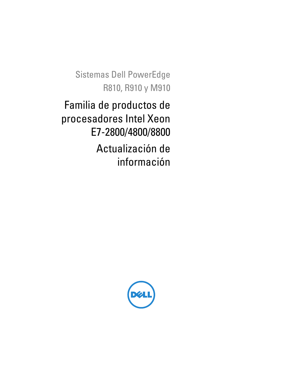 Actualización de información | Dell PowerEdge R810 User Manual | Page 69 / 92