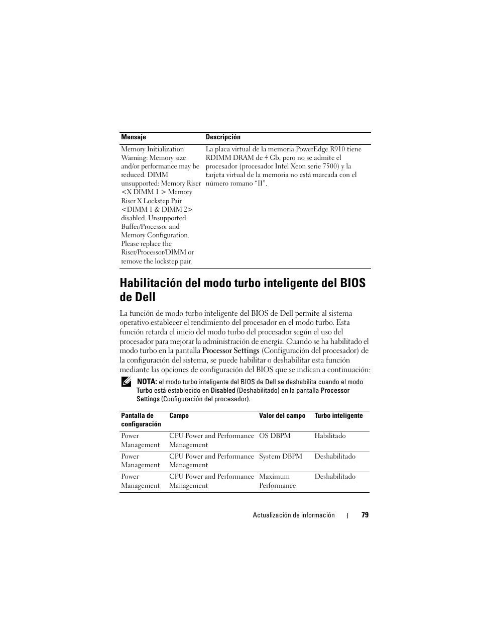 Dell PowerEdge R810 User Manual | Page 79 / 92