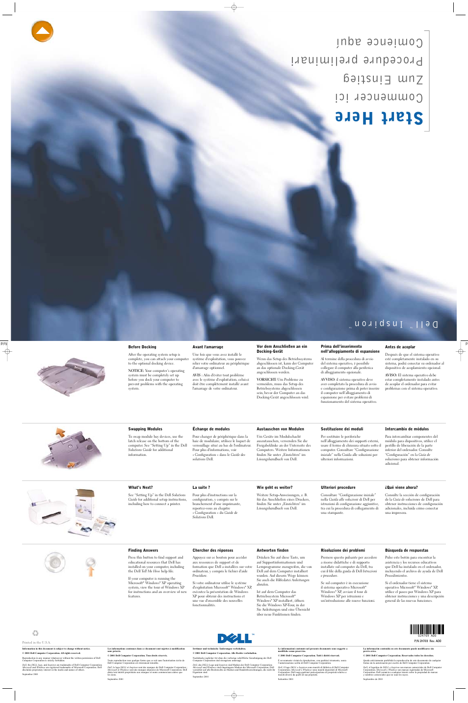 Dell Inspiron 4100 User Manual | 2 pages