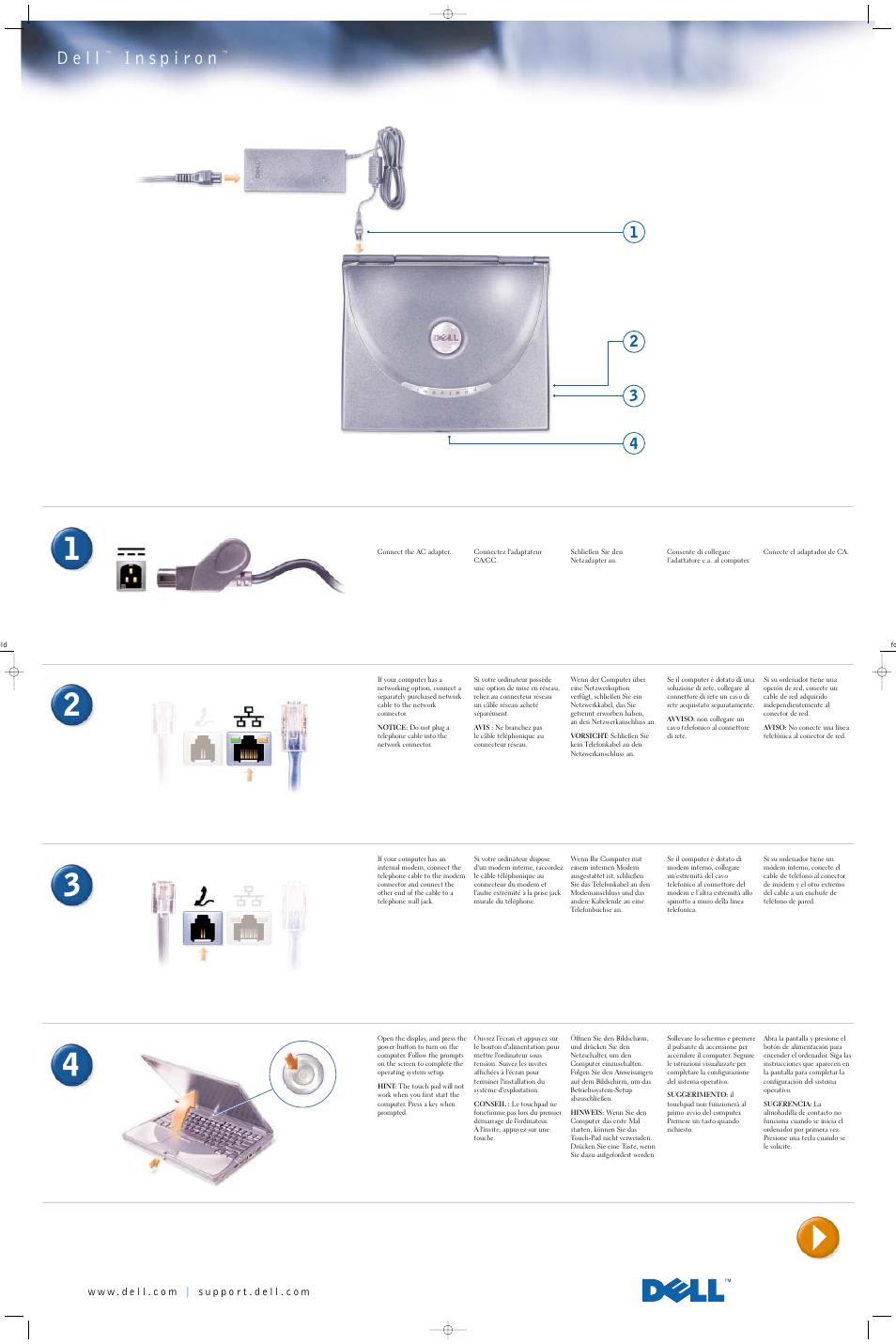 D e l l | Dell Inspiron 4100 User Manual | Page 2 / 2