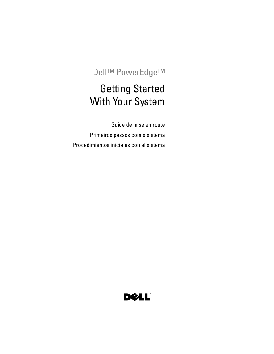 Dell PowerEdge T100 User Manual | 50 pages