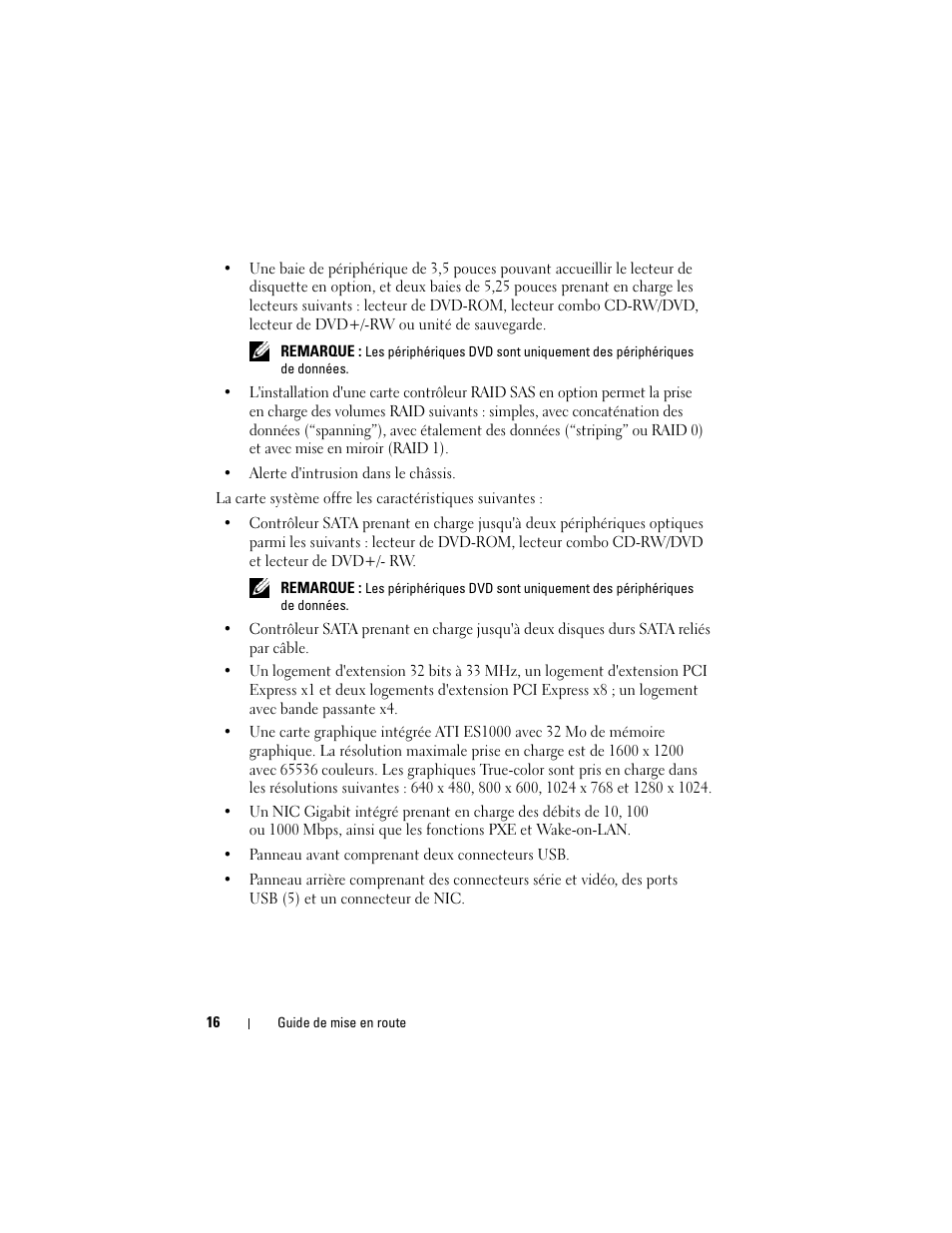 Dell PowerEdge T100 User Manual | Page 18 / 50