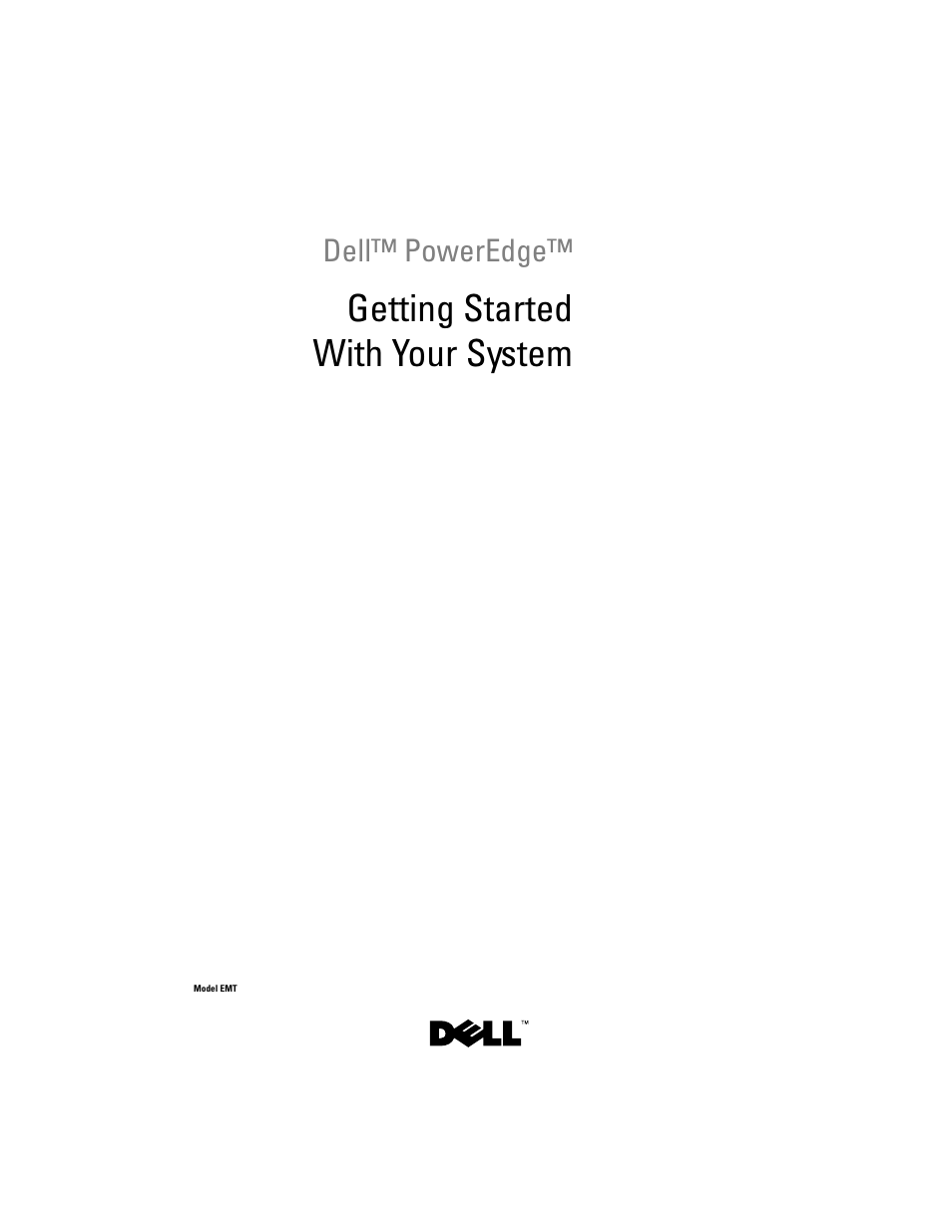 Getting started with your system | Dell PowerEdge T100 User Manual | Page 3 / 50