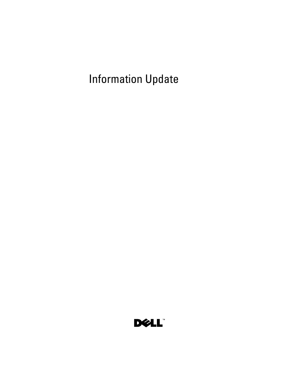 Information update | Dell PowerEdge R905 User Manual | Page 3 / 80