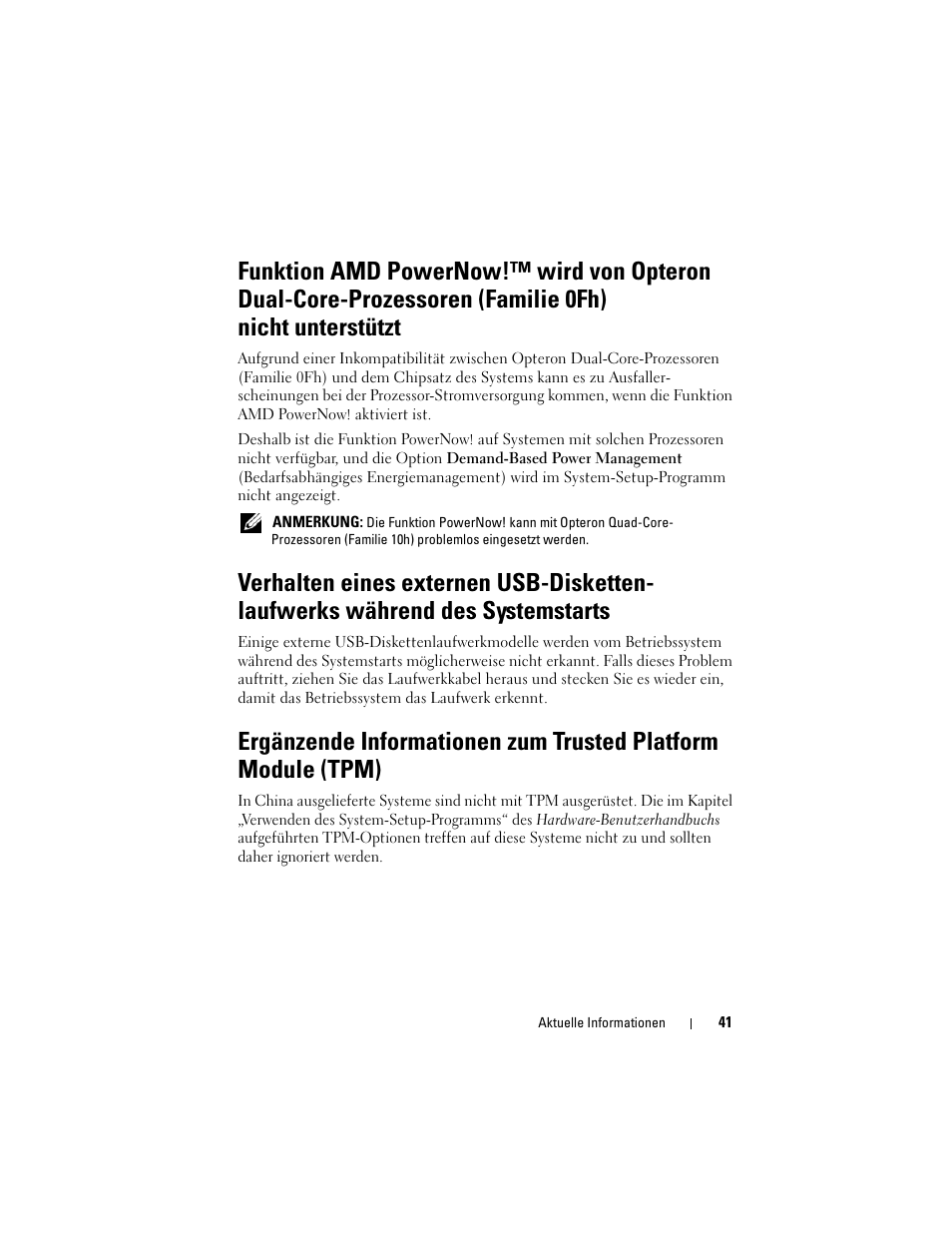 Dell PowerEdge R905 User Manual | Page 43 / 80