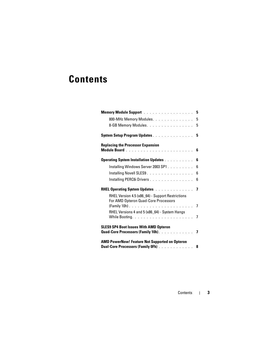 Dell PowerEdge R905 User Manual | Page 5 / 80