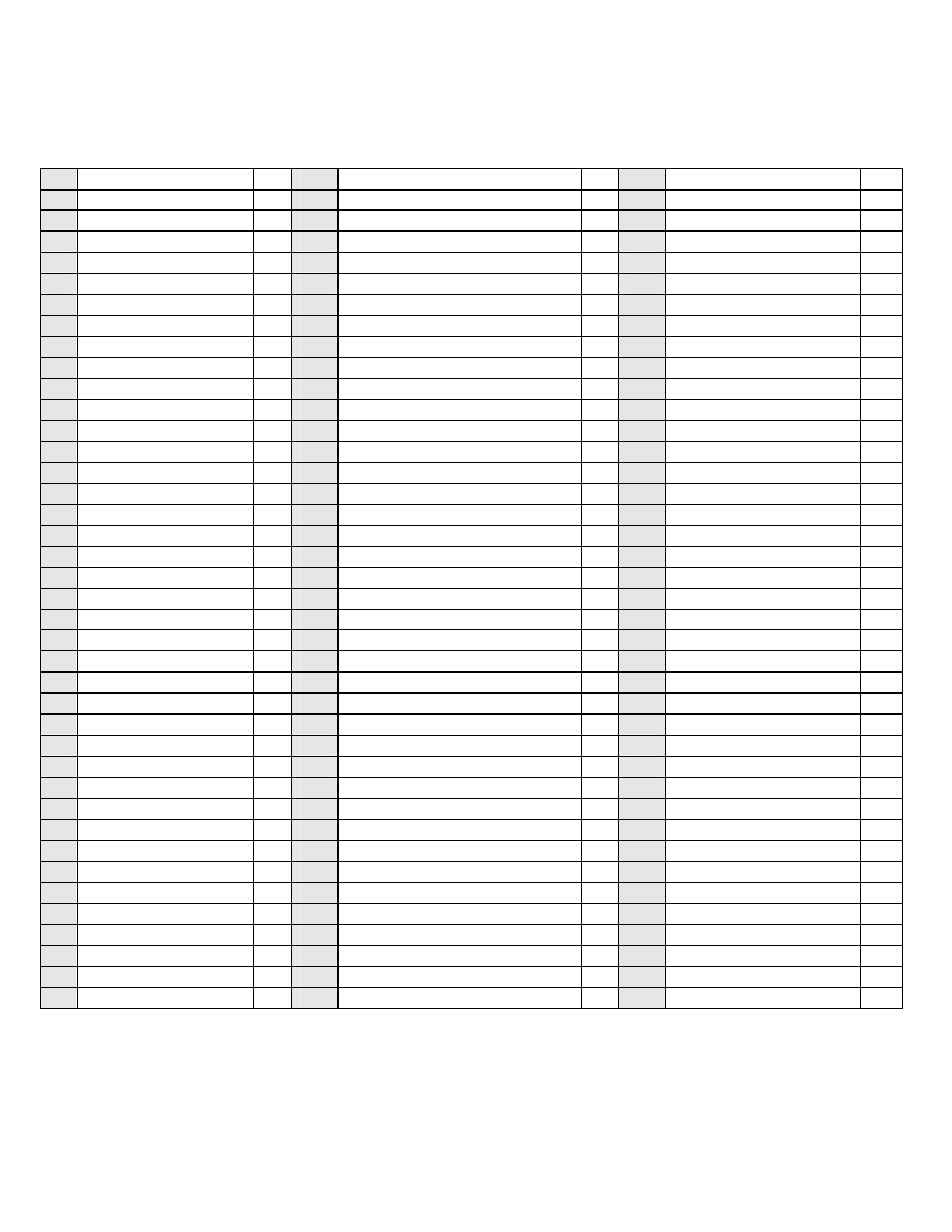 Parts list | Buffalo Tools IW12BX User Manual | Page 12 / 16