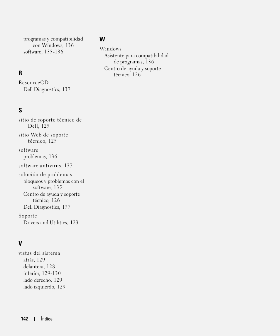 Dell Latitude D531 (Mid 2007) User Manual | Page 142 / 142