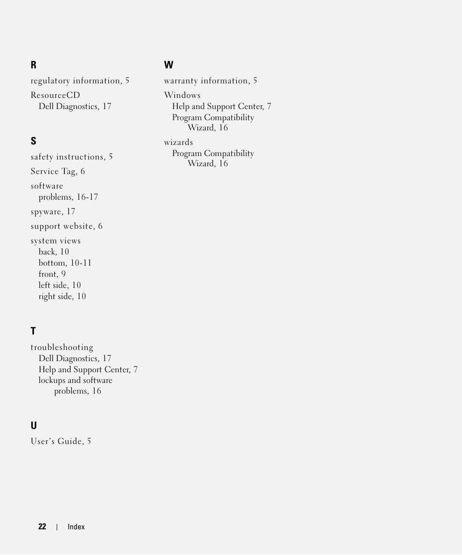 Dell Latitude D531 (Mid 2007) User Manual | Page 22 / 142
