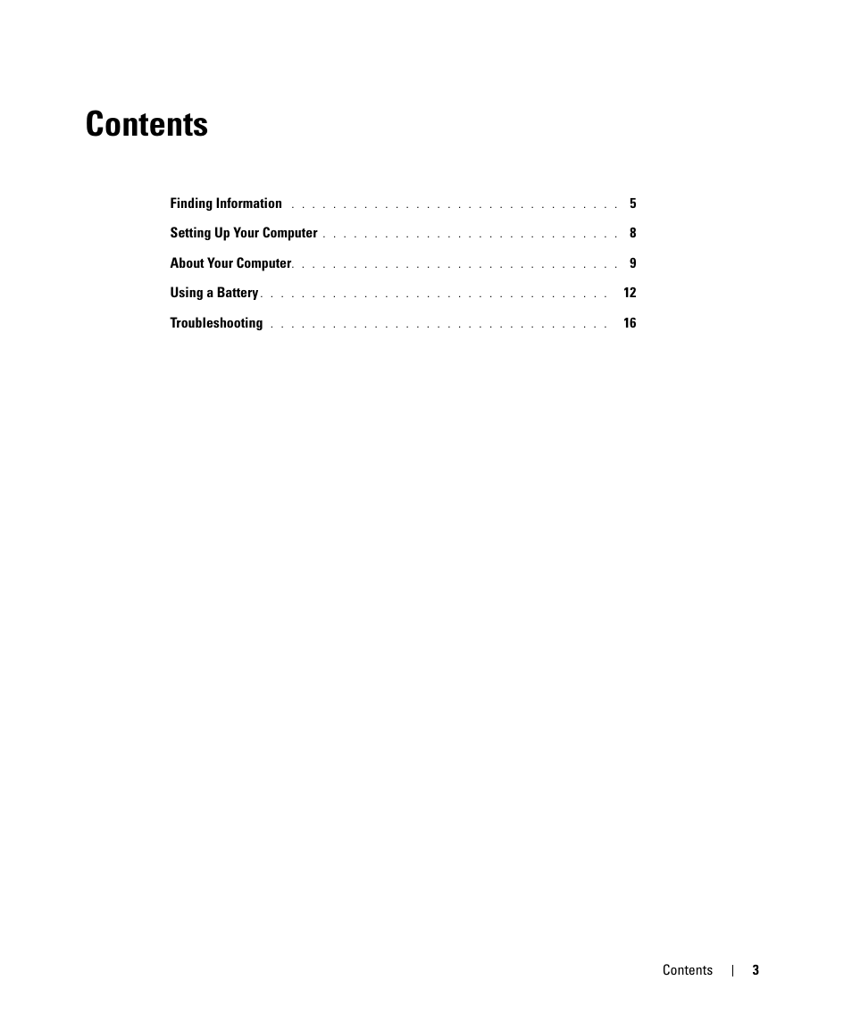 Dell Latitude D531 (Mid 2007) User Manual | Page 3 / 142