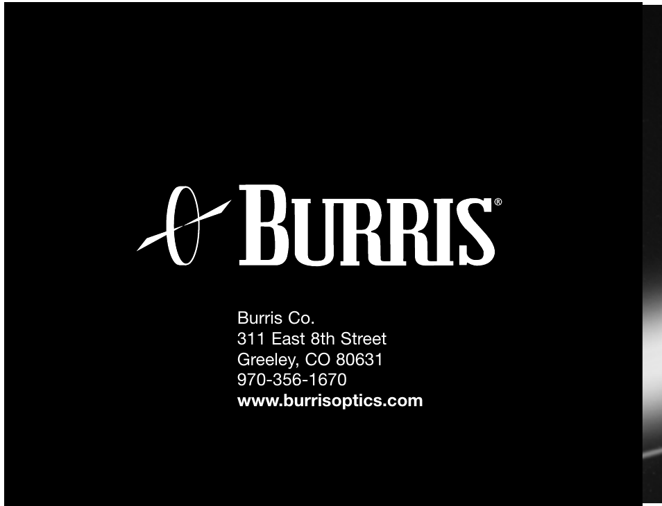 Burris XT-120 User Manual | 24 pages
