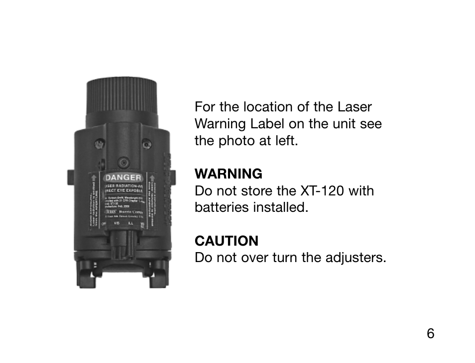 Burris XT-120 User Manual | Page 8 / 24