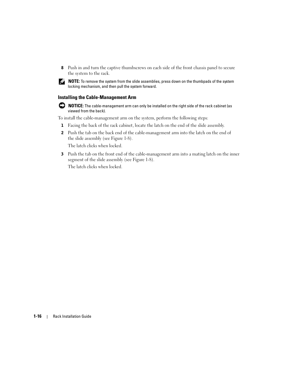 Installing the cable-management arm | Dell PowerEdge 2800 User Manual | Page 18 / 162