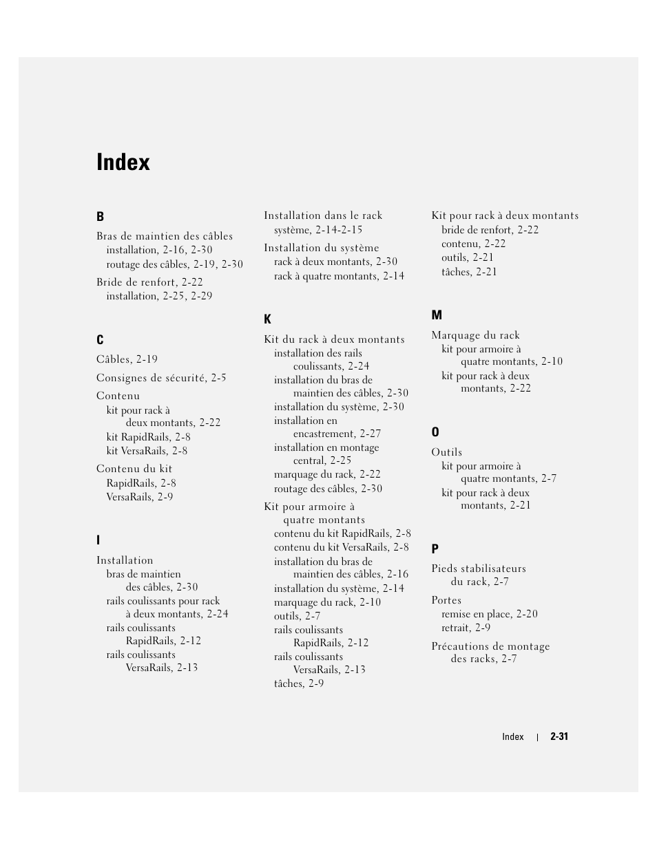 Index | Dell PowerEdge 2800 User Manual | Page 65 / 162