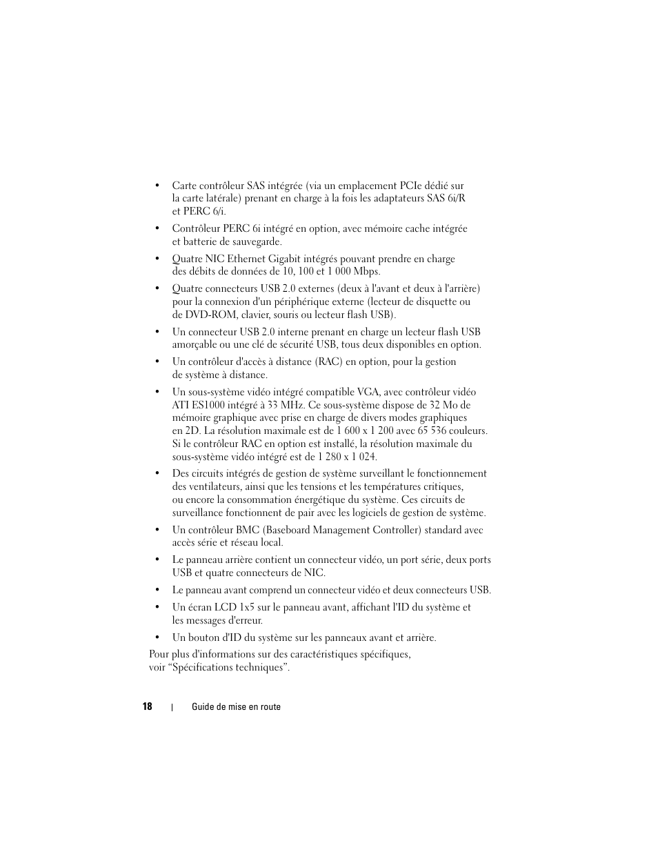Dell POWEREDGE R805 User Manual | Page 20 / 60