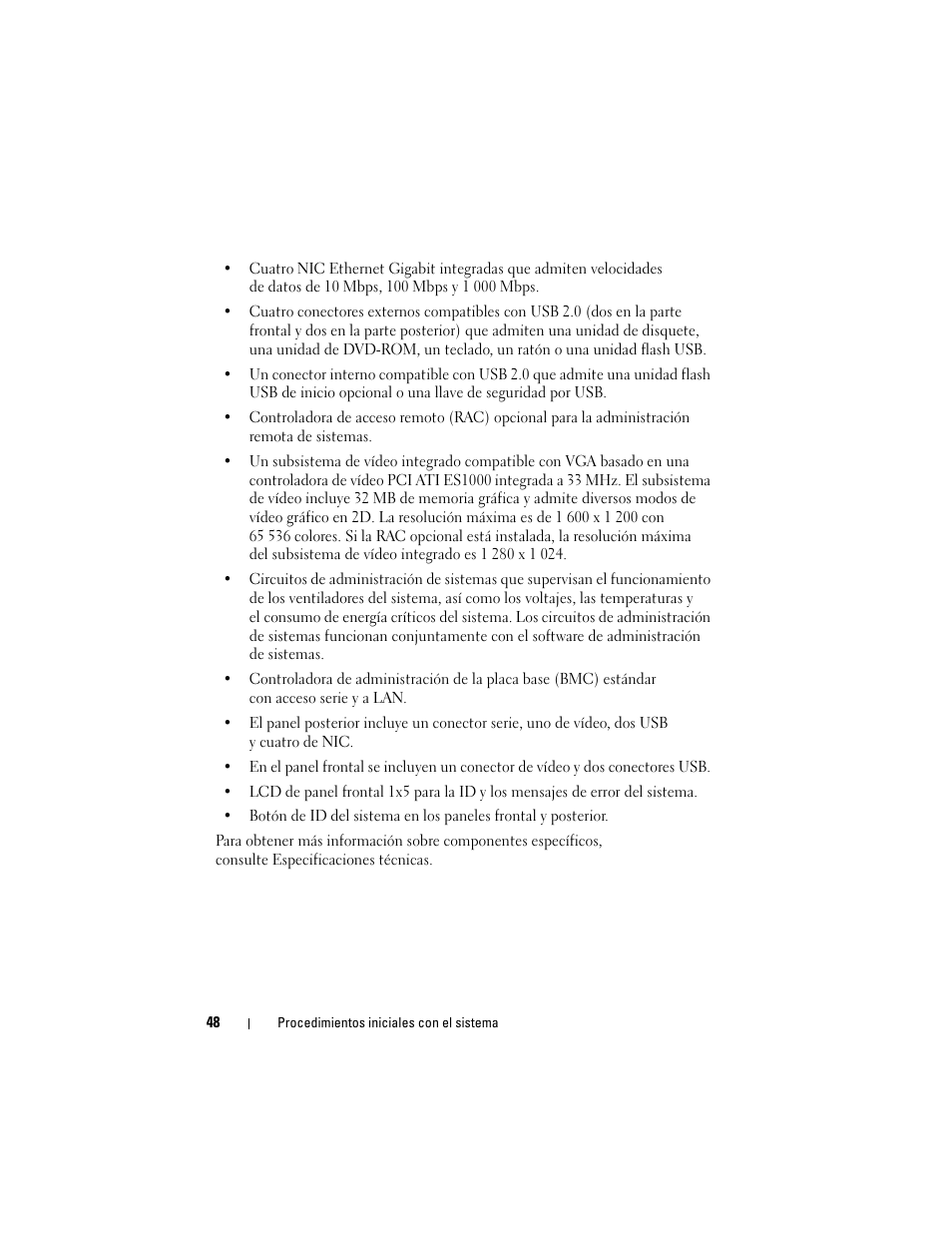 Dell POWEREDGE R805 User Manual | Page 50 / 60