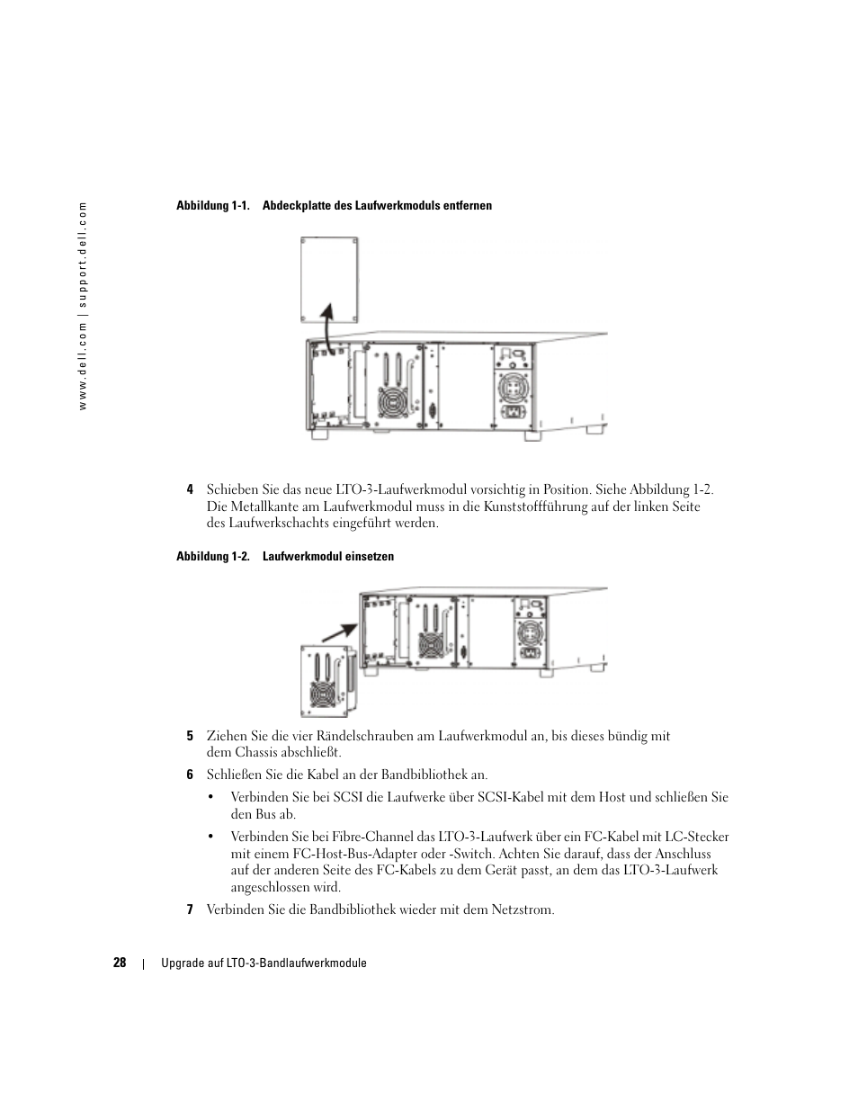 Dell PowerVault 132T LTO/SDLT (Tape Library) User Manual | Page 30 / 58
