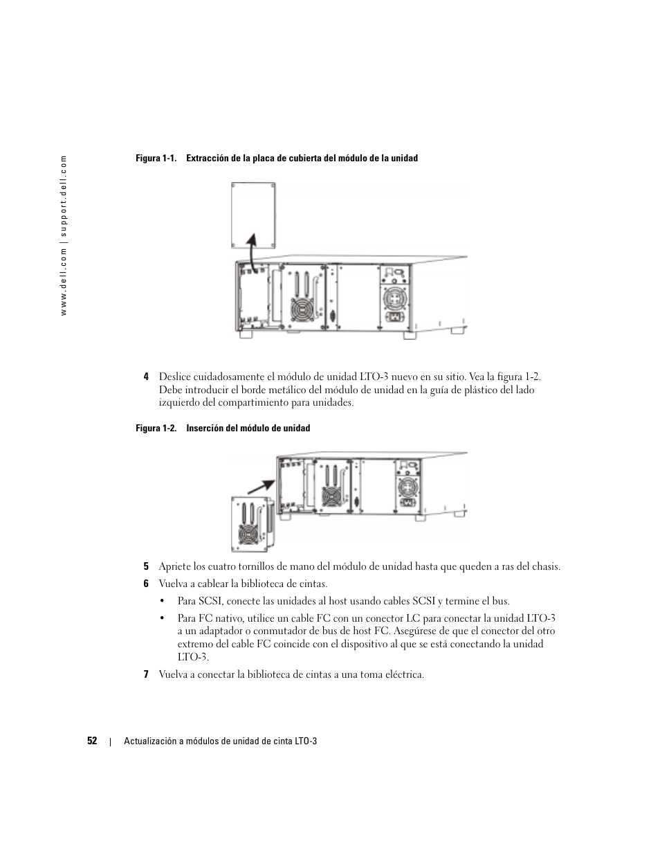Dell PowerVault 132T LTO/SDLT (Tape Library) User Manual | Page 54 / 58
