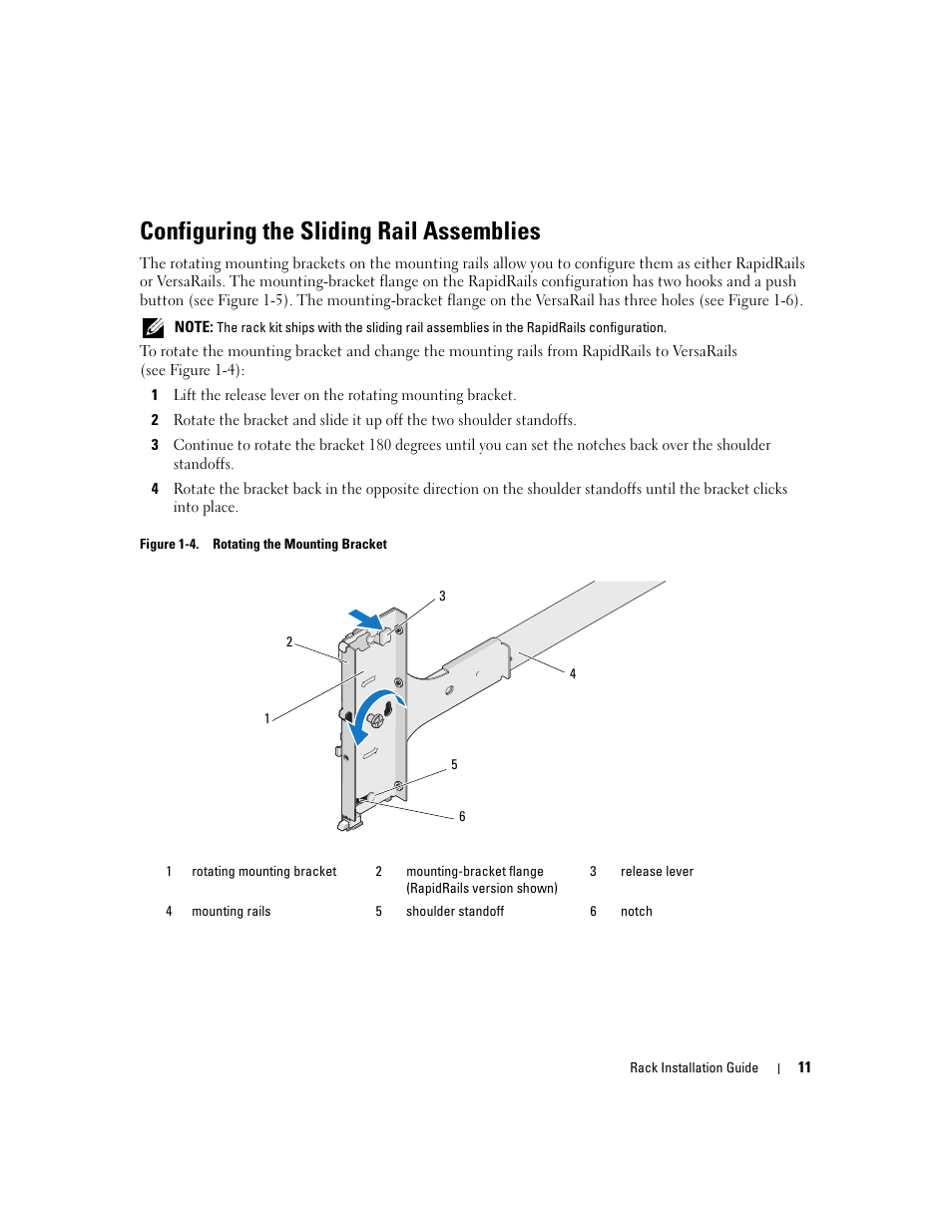 Configuring the sliding rail assemblies | Dell PowerEdge 2900 User Manual | Page 13 / 110