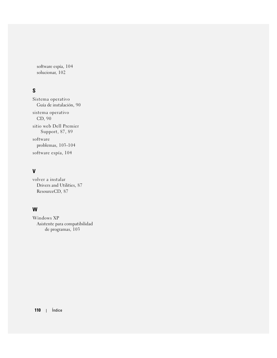 Dell Latitude D410 User Manual | Page 110 / 110