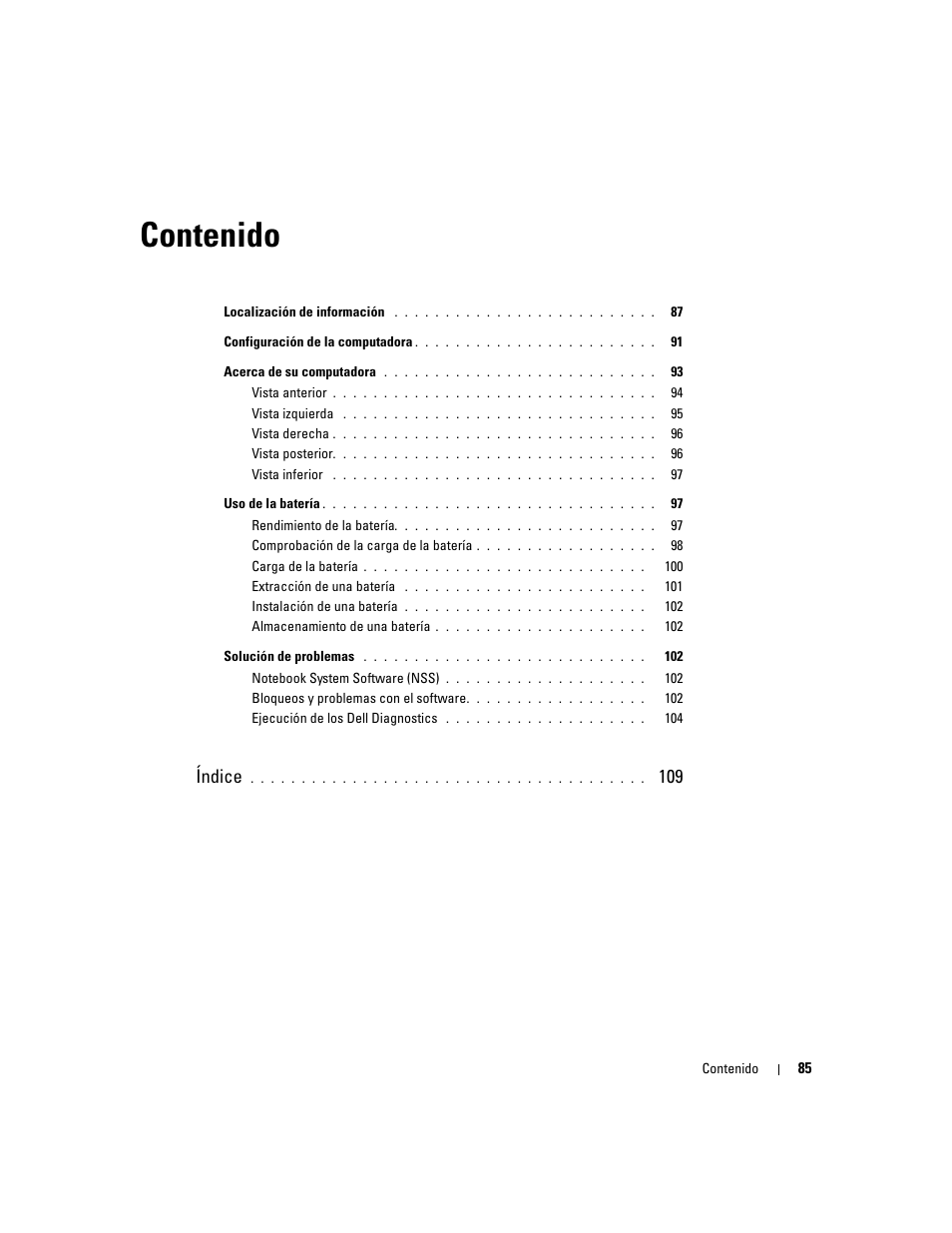 Dell Latitude D410 User Manual | Page 85 / 110