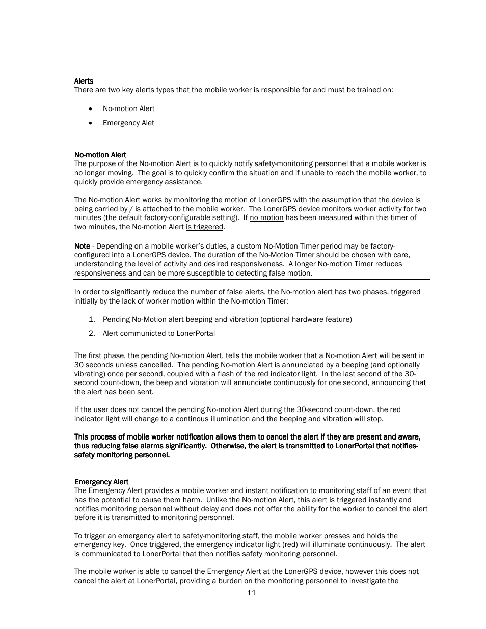Blackline GPS LonerGPS User Manual | Page 11 / 15