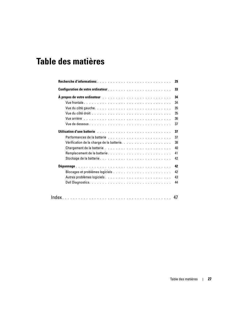 Dell Latitude D620 ATG User Manual | Page 27 / 98